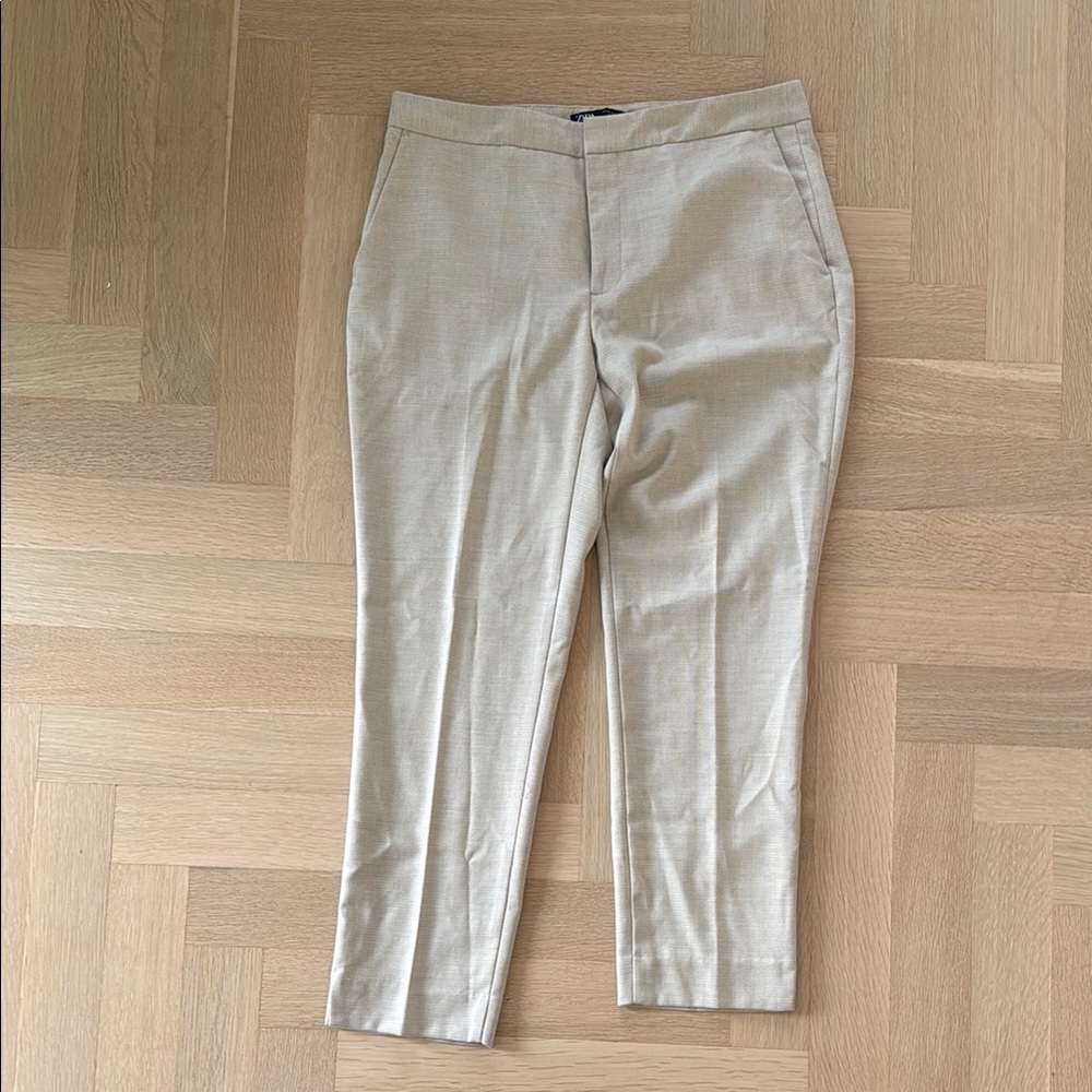 Zara Linen Look Trouser Size USA 8 worn once